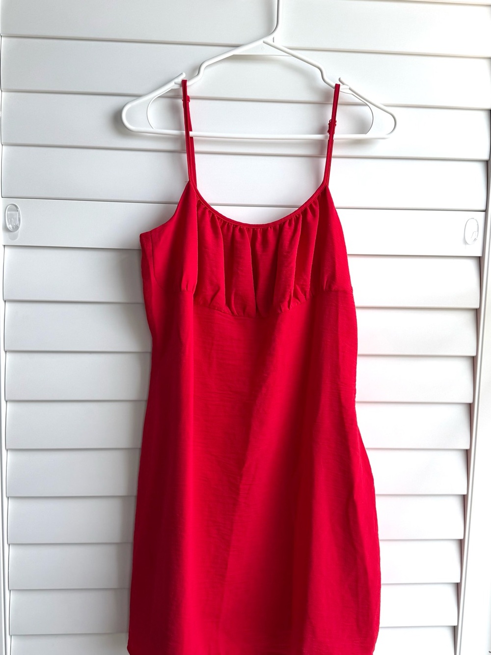 Aeropostale Bright Red Slip Dress | Size Large